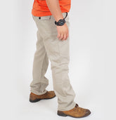 Mens The Original Ben Sherman DMB619 Stone Beige Straight Leg Casual Trousers